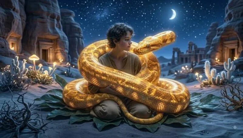 Mơ thấy rắn vàng